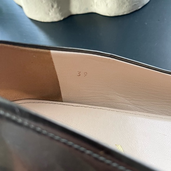 Prada Metallic Charcoal Grey Flats Size 9 (39) - Picture 7 of 12